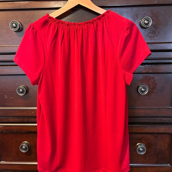 Banana Republic Vibrant Red Blouse - Picture 2 of 6